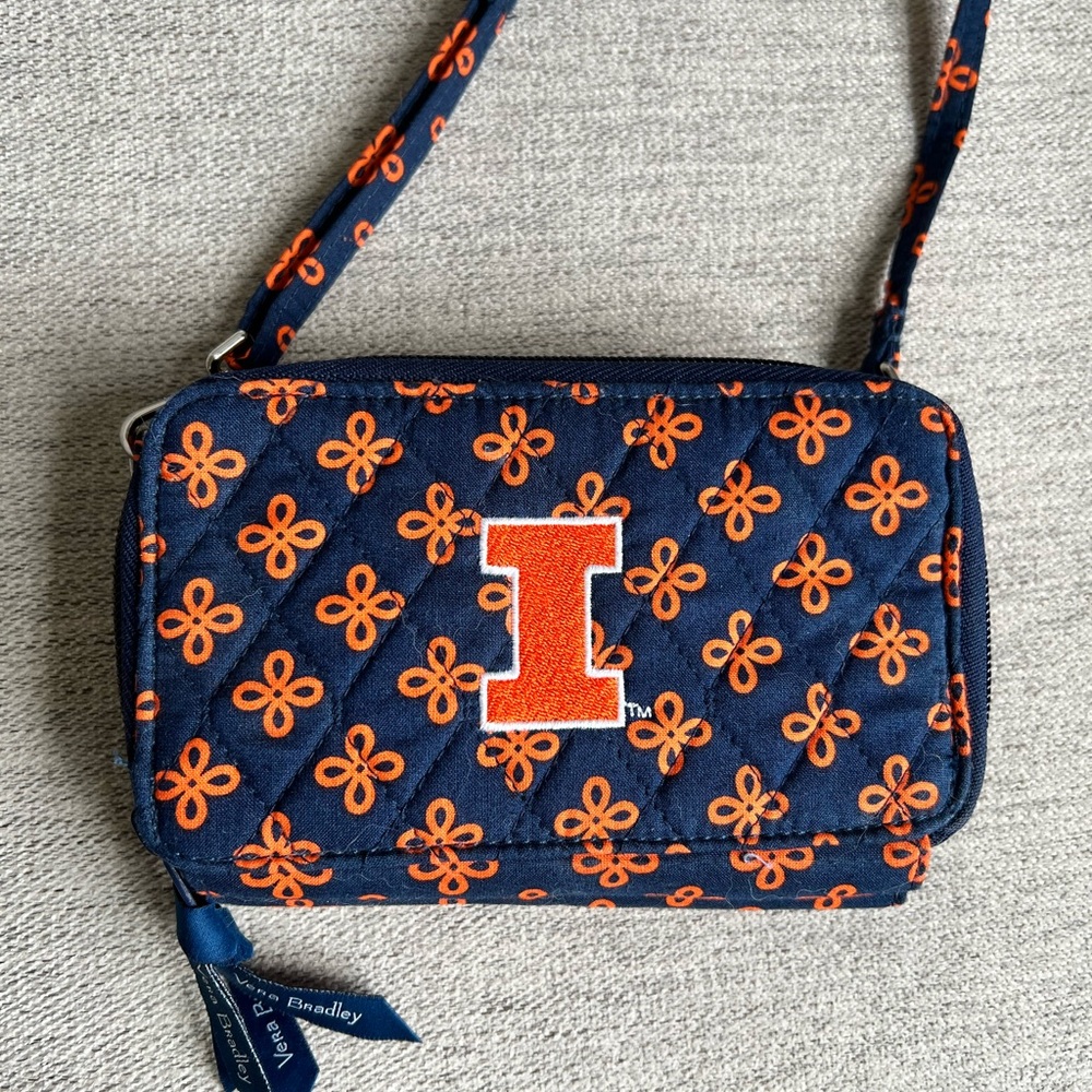 Vera Bradley All in One Crossbody University of Illinois